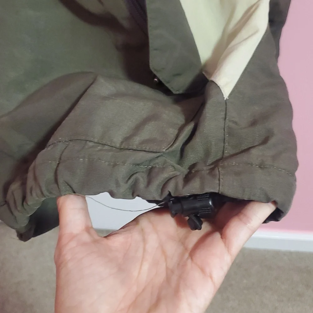 Volcom Olive And Cream Winter Coat